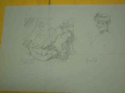 Leone Frollo - original sketch per "Casino" firmato - Loose page - Unique copy | Catawiki