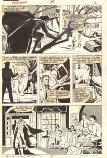 Bill Sienkiewicz, Judith Hunt - Marvel fanfare #38 p. 13 - moon knight at the danielle clarke home for lost and friendless girls - 1988 signed