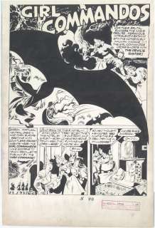 Jim Elgin (Ink & Pencil) | Elgin - Girl Commandos page 40 July 1944 | Russ Cochran