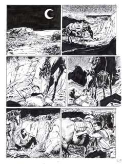 Tex Willer n. 6 - Brindisi - 2x Tavole Originali "Coyoteros!" - Loose page - (2019) | Catawiki