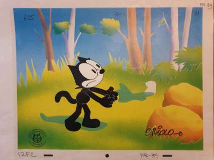 Felix - Signed Production Cel (1987) | Catawiki
