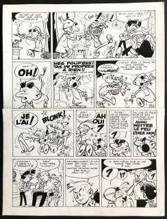 Greg - Originele pagina - Rock Derby - Les Voleurs des Poupees - (1960) | Catawiki