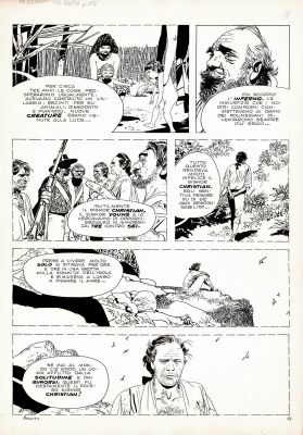Attilio Micheluzzi | Gli ammutinati del Bounty p.44 | Tavole Originali