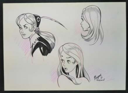 La Compagnia della Forca - Magnus & Romanini - Studio Originale "Annalisa di Montblanc" - Firmata - Loose page - Unique copy | Catawiki