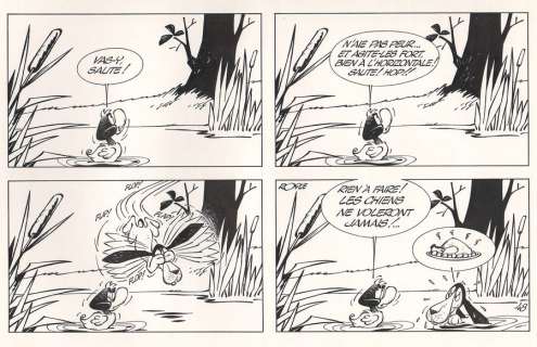 Roque | Wladimyr, planche-gag n°48 Ã  l’encre de Chin… | Banque Dessinée