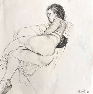 Riccardo Mannelli - illustrazione originale - Loose page - Unique copy | Catawiki