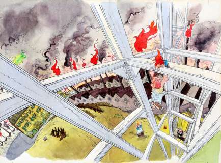 Geerts | Jabert, illustration Ã  l’encre de Chine et Ã … | Banque Dessinée