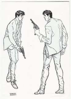 Paolo Martinello - Dylan Dog - Paolo Martinello - illustrazione originale su base digitale - Exemplaire unique