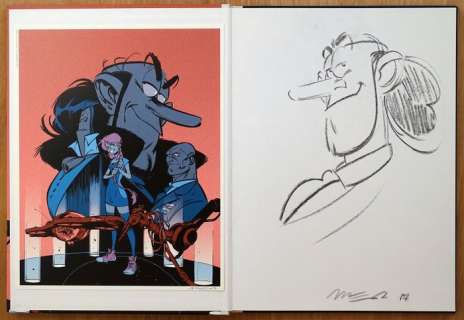 Munuera | Zorglub - La fille du Z + 2 ex-libris + Dédicace ! - Cartonné - EO (2017) | Catawiki