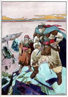 Leo Duranona - dark horse presents #31 cover painting (race of scorpions! ) 1986