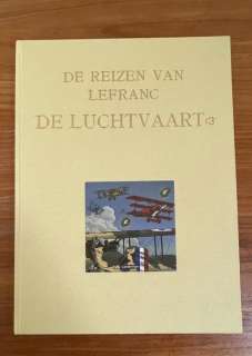 Regric | Lefranc - De reizen van Lefranc - De luchtvaart (3) - Luxe Linnen - Opdrachttekening - Nummer 55/60 - (2007) - Cartonné | Catawiki