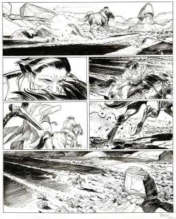 Boucq | Bouncer, La Proie des Louves, planche originale à l’encre de chine pour cet album paru en 2006 aux humanoïdes Associés. | Septimus