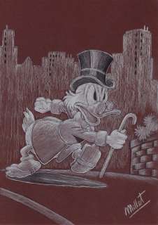 Millet | Scrooge McDuck - Millet - Original drawing - EO | Catawiki