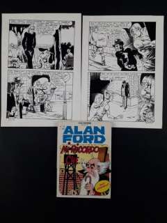 Piffarerio - Corteggi - Bunker | Alan Ford n. 76 - 2x Tavole Originali "Mi Ricordo Che..." - Page volante - (1975) | Catawiki