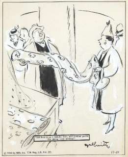 10: Side Glances daily + 2 others original comic art