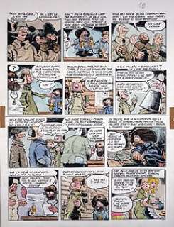 Dimitri | Dimitri - Planche originale couleur - Le Goulag T12 - Halte Ã  la viscère (planche 19) - (1992) | Catawiki