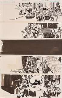 Leon John Paul | DMZ - Couverture originale du Comics "DMZ", Issue 56, 2 of 5, "Collective Punishment" - (2010) | Catawiki