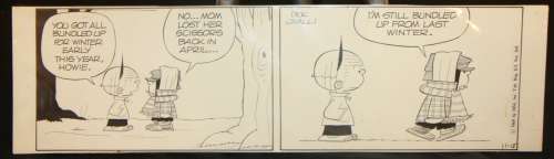 Dick Cavalli - Winthrop Daily Strip - 11/15/1969 Signed