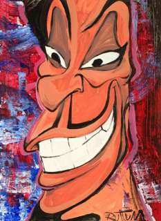 Ruttum, Street Art | Jafar [Aladdin] - Original Street Art Painting - Ruttum - 65 x 50 cm | Catawiki