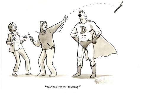 Liam Francis Walsh | Walsh - "Don’t Fall For It, Dogman!", New Yorker, 12/14/15 NO RESERVE! | Russ Cochran