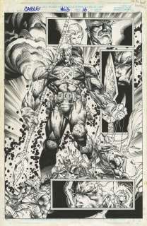 CABLE Issue #63 Splash Page | ComicConnect