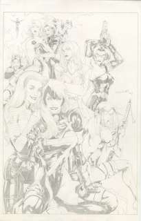 X-WOMEN UNITED DYNAMIC FORCES LITHO ORIGINAL ART Other Comic Art | ComicConnect