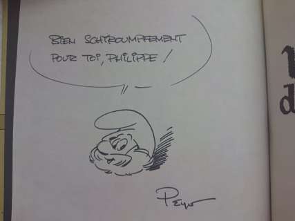 Peyo | Johan et Pirlouit T13 - Le sortilège de Maltrochu + Dédicace Peyo - C - EO - (1970) | Catawiki