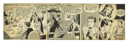 BATMAN DAILY STRIP Issue #1945 Strip Art | ComicConnect