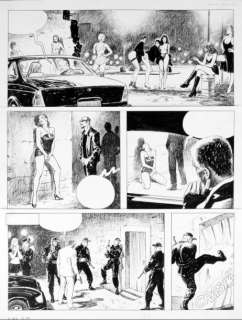 Manara, Milo | Le Déclic 4. Encre de Chine pour la planche 49 de cette aventure | Coutau Bégarie