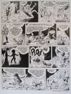 Wasterlain - Planche originale Jeannette Pointu - Le trésor des Calanques