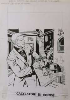 Roberto Diso | Mister No Spec. n. 10 - R. Diso - Copertina originale albo allegato - Page volante - Exemplaire unique | Catawiki