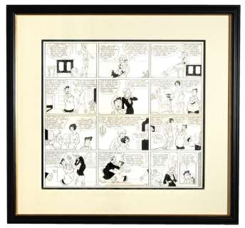 "BLONDIE" SUNDAY STRIP ORIGINAL ART. | Hake’s