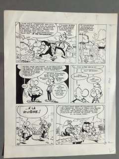 Greg | Greg - Planche originale remontée - Achille Talon - Super Pocket Pilote - (1979) | Catawiki