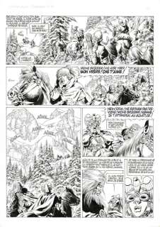 Mitton, Jean-Yves | Mitton, Jean-Yves - Originele pagina - Kroniek der Barbaren 3 - Viking Odyssee - (1995) | Catawiki