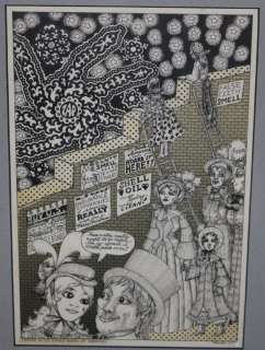 Barbara "willie" Mendes - All girl thrills zap page - 1971 signed