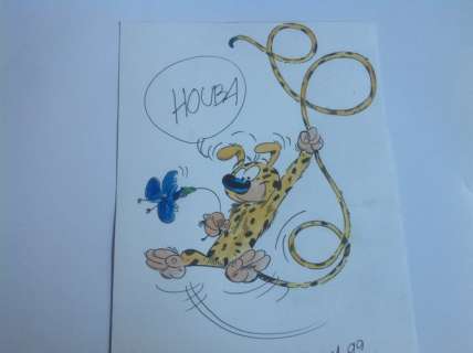 Batem | Original drawing  - Marsupilami  - (1999) | Catawiki