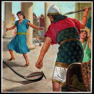 Uptton, Clive | Clive Uptton - Originele illustratie in gouache - Historische scène - Page volante - (1966) | Catawiki