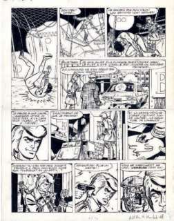 Tibet | Ric Hochet Planche originale à l’encre de Chine n°18, issue de l’album | Cornette de St Cyr