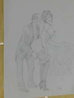 Leone Frollo | Leone Frollo - original artwork " il Bordello " firmata - Page volante - Exemplaire unique | Catawiki