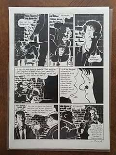 Ravard, François - Nestor Burma T13 - Planche originale - Les rats de Montsouris - (2020)