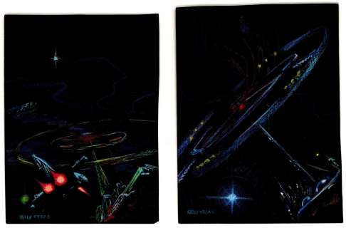 Kelly Freas | Freas - Space Ship & Space Station NO RESERVE! | Russ Cochran