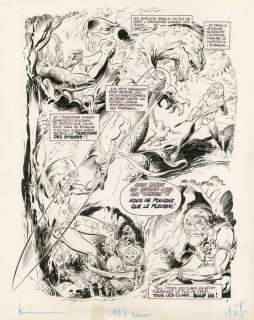 Cheret, André - Cheret, André - Planche originale - Rahan - L‘Homme chien - (1984)