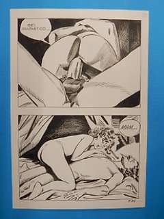 Stelio Fenzo e Altri - Erotismo - 50x Blocco Tavole Originali Vintage erotiche e non - Page volante - EO - (1969)