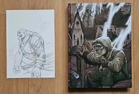Goux - MjÃ¶llnir - Intégrale + 4x ex-libris + triptyque + dessin original - C - TT - (2013)