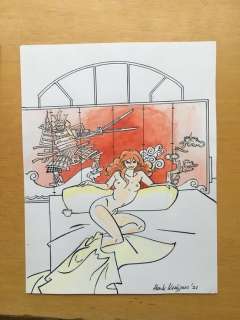 Kuijpers, Henk | Franka - Losse dédicace in album: "Den BlÃ¥ Venus/ Det 13. Bogstav" | Catawiki