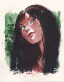 Follet | Shelena, illustration Ã  la gouache sur papier des… | Millon