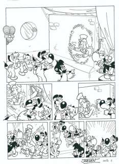 Jordan, Julian | Jordan, Julian - 6x Original page - Fix & Foxi - Technozauber und Ganoven - (2007) | Catawiki