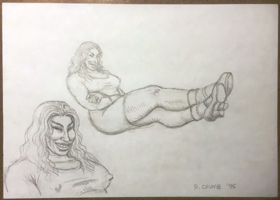 Richard Crumb | Devil Girl – in Coffee Table Book | Thornbush Art