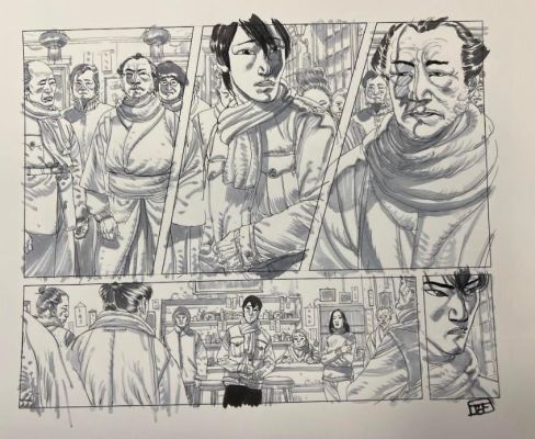 ORIGINAL POUR "NEIGE DE SANG" PAR JEF - P. 54 | Pulp’s