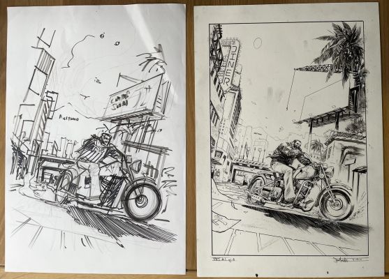 Sean Gordon Murphy | Pin Up TPB Punk Rock Jesus (originally ment as #1p8 splash) | Thornbush Art